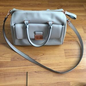 TED Baker Large Grey/Rose Gold Crossbody Bag